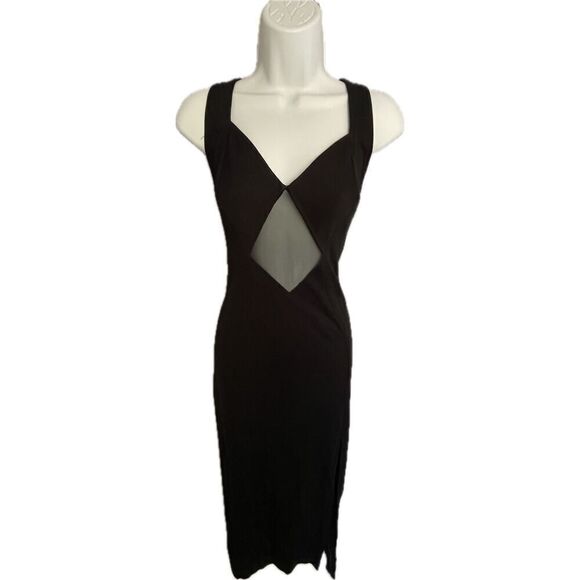 Elegant Keyhole Dress With Mesh Prom Dress Size M - Picture 1 of 4